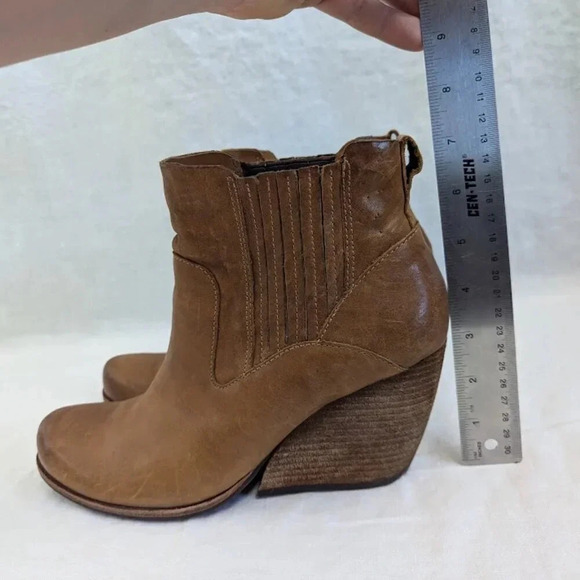 Korkease Chandra brown leather bootie, women's size 9.5 - Picture 6 of 13